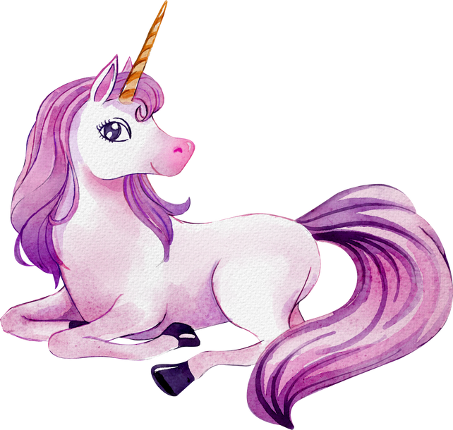Cute Unicorn Illustration